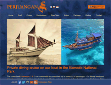 Tablet Screenshot of perjuanganboat.com